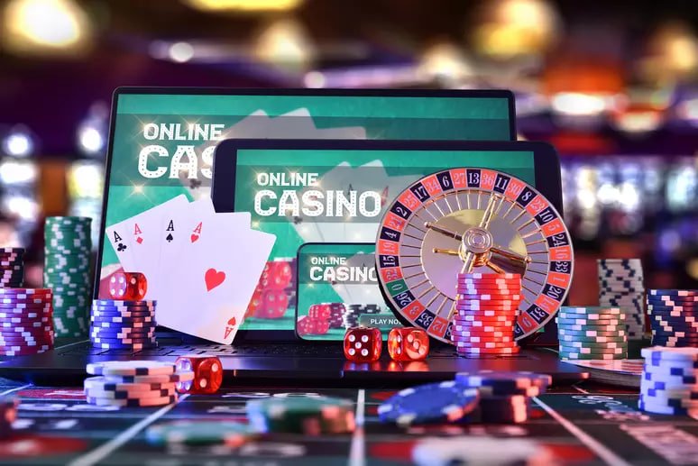 Slot game grid showing multiple online slot titles